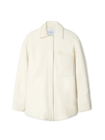 White Arrow Padded OFF-WHITE™ Overshirt